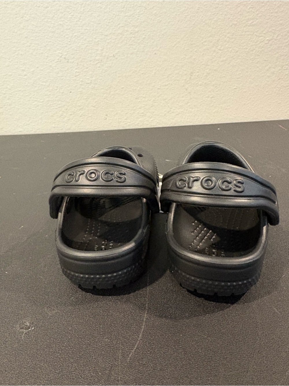 Crocs Classic Clog Black Slip On Comfort Shoes Unisex Infant Toddler Sizes - Picture 6 of 13